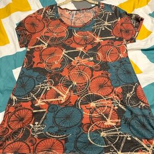 Lularoe patterned shirt